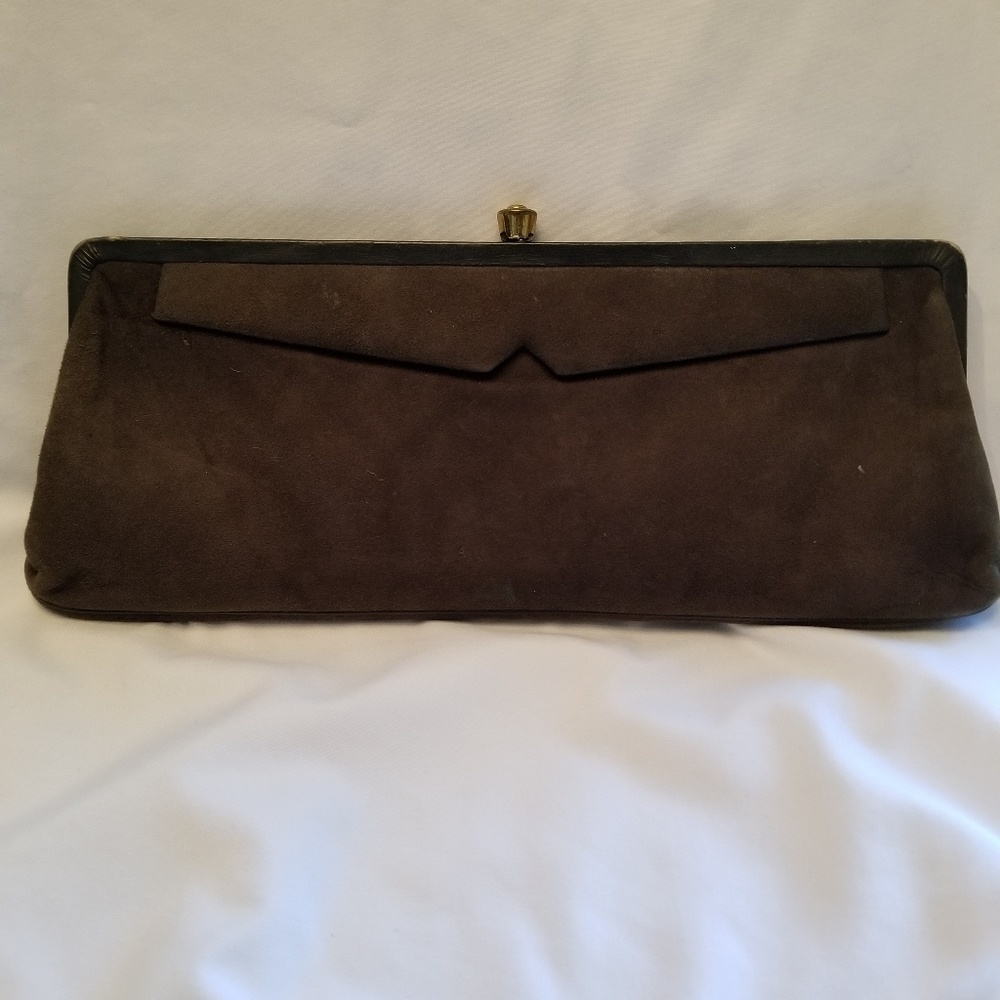 Vintage  Evening Clutch - Dark Grey